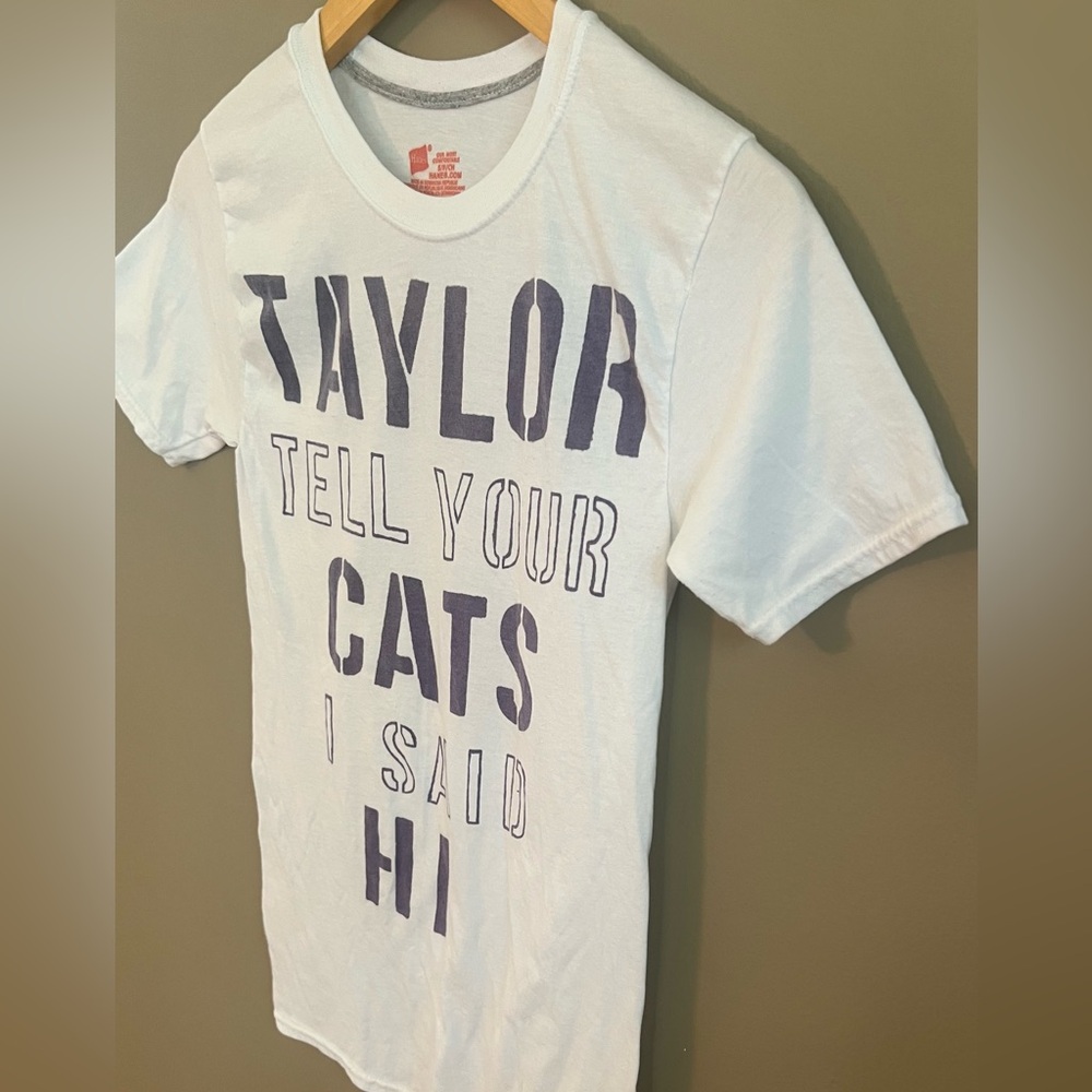 Taylor Swift Themed Handmade Fitted T-Shirt Made for The Eras Tour Concert - Picture 4 of 9